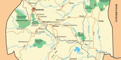 Ezulwini valley, Swasiland Karte anzeigen